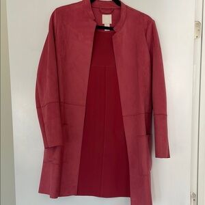 Dark pink blazer/ coat